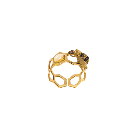 "BEE-HIVE" RING