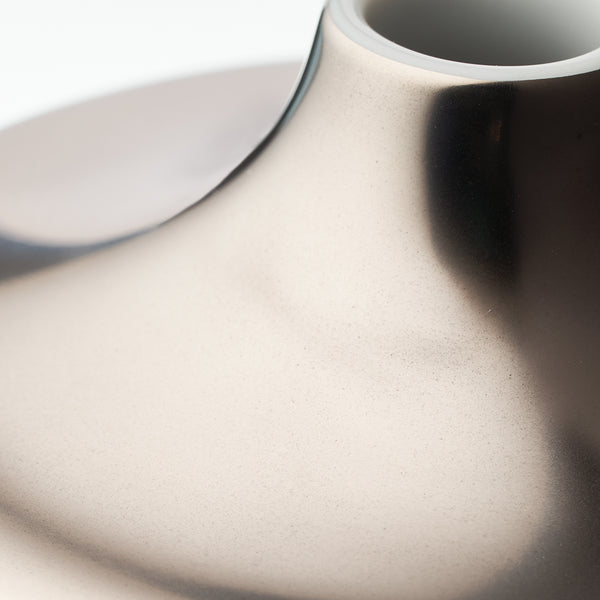 MEISSEN Cosmopolitan Small Platinum & Porcelain Vase