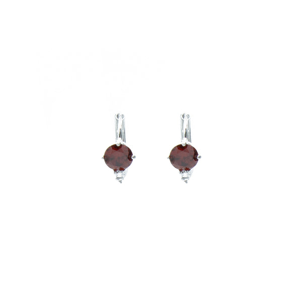 "Red Crystal" Earrings