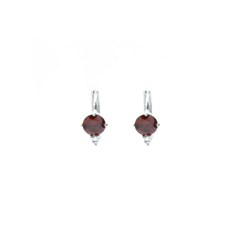 "Red Crystal" Earrings