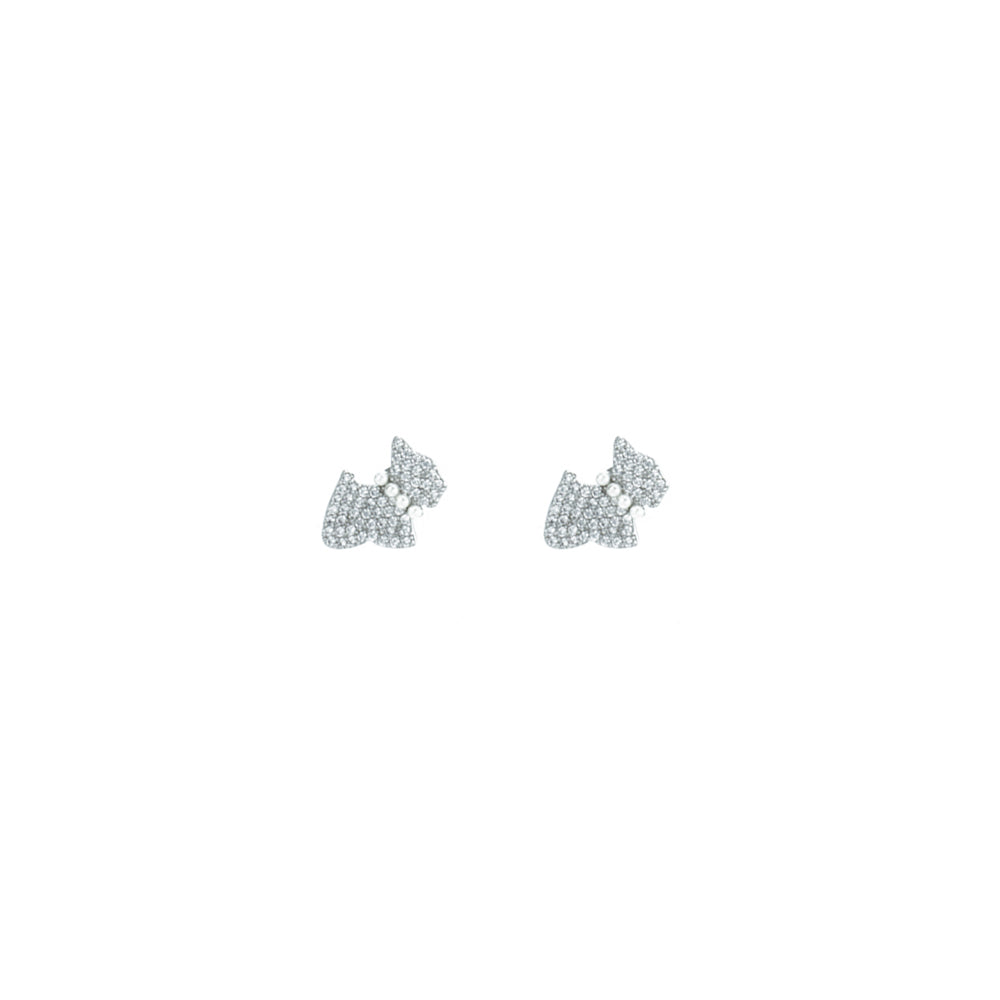 "Silver Scottish Terrier" Earrings