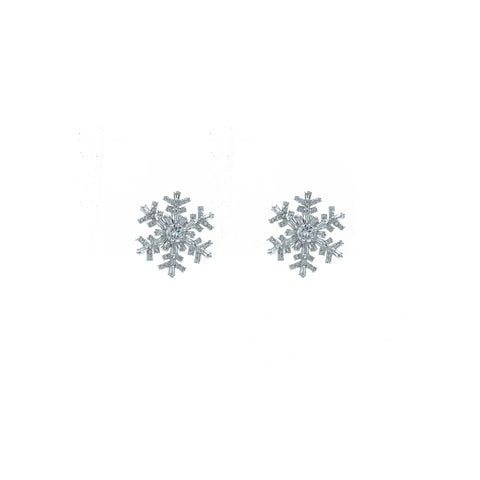"Small Snowflake Stud" Earrings