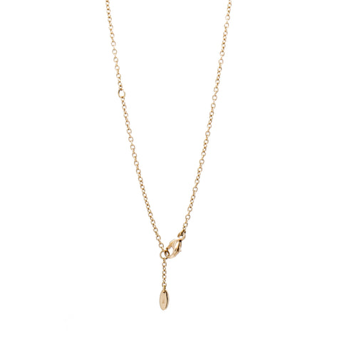 "18K Rose Gold Cable Chain" Necklace
