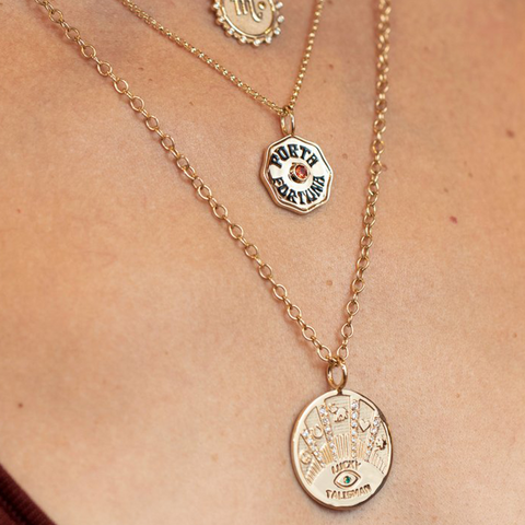 "Talisman Coin" Necklace