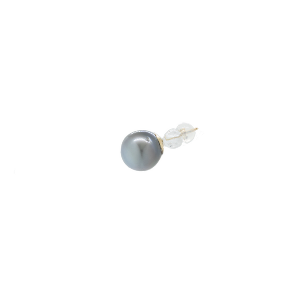 "Black South Sea 10mm Pearl Stud" Earrings