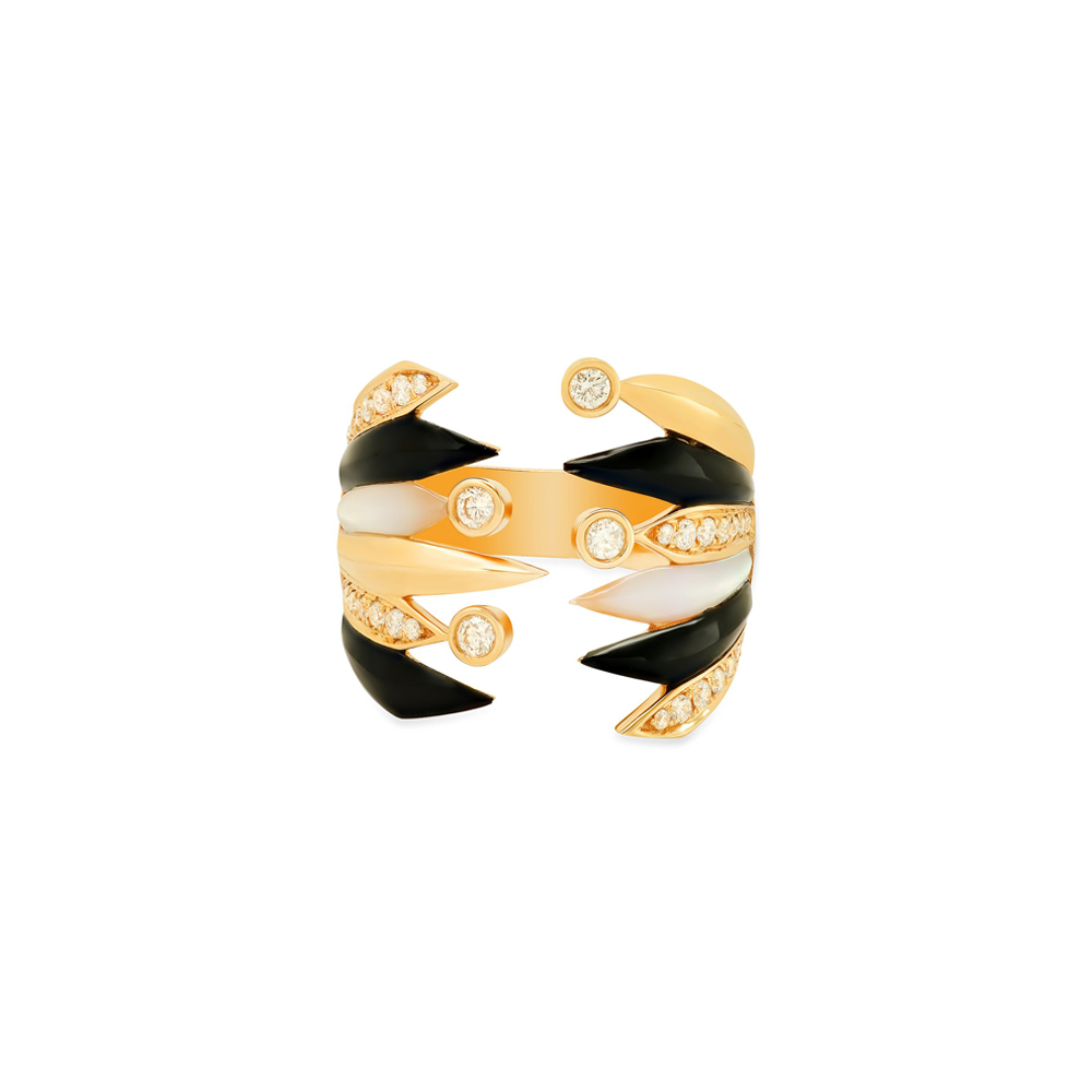 "Penacho Large Wrap Yellow Gold" Ring