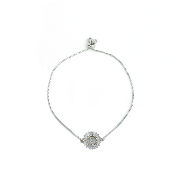 "Letter E Swarovski Crystal" Bracelet