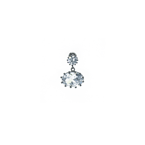 "Large Crystal Drop" Earrings