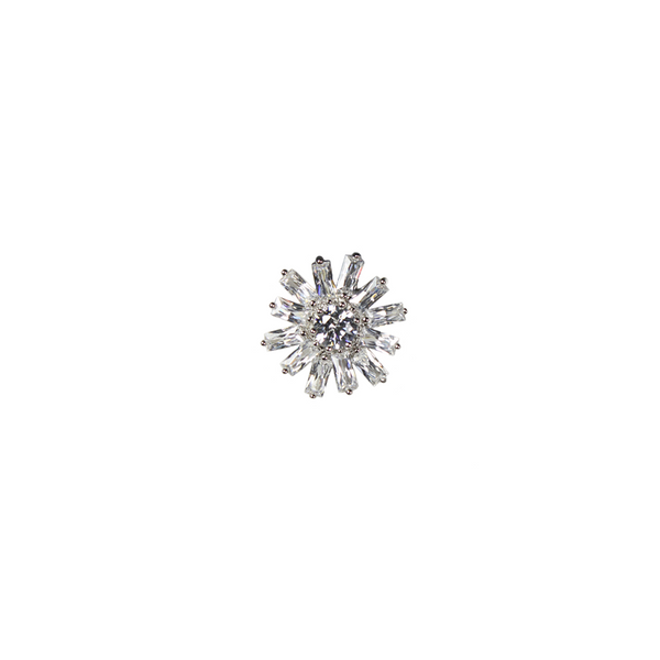 "Small Crystal Flower" Earrings