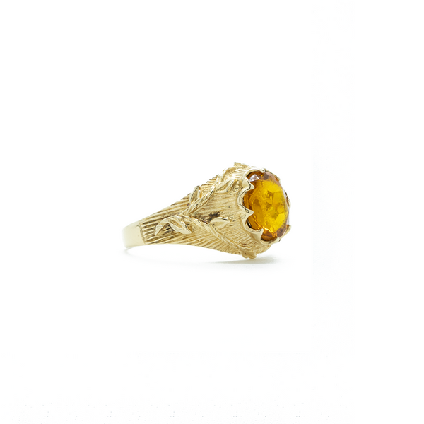 "18k Gold and Citrine" Ring