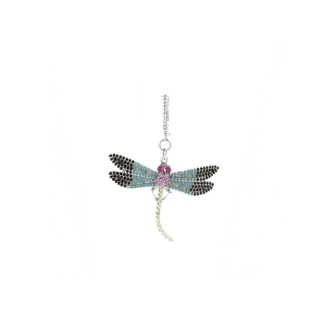 "Silver Dragonfly" Mono Earring