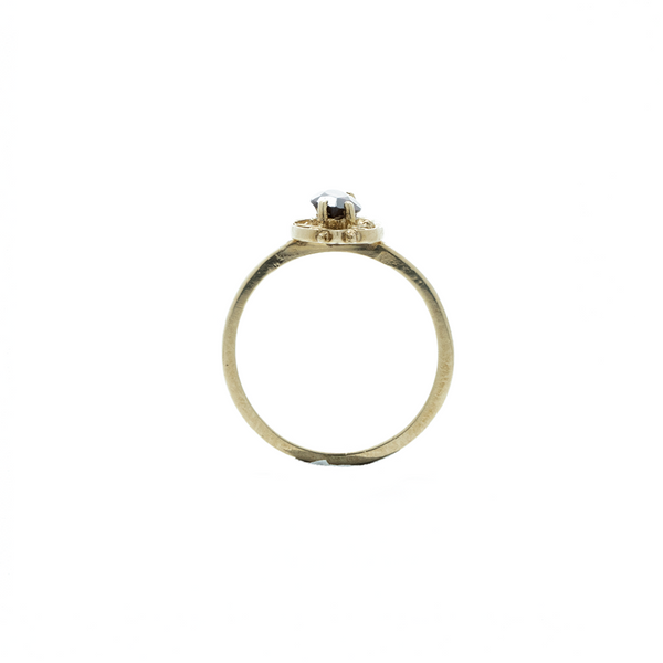 "10K Yellow Gold and Garnet" Ring
