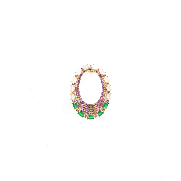 "Multicolour Hoop" Earrings