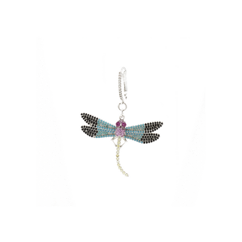 "Silver Dragonfly" Mono Earring