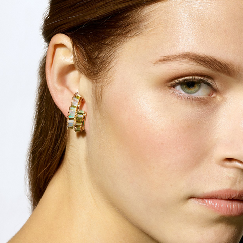 "DOUBLE RUCHED" EAR CUFF