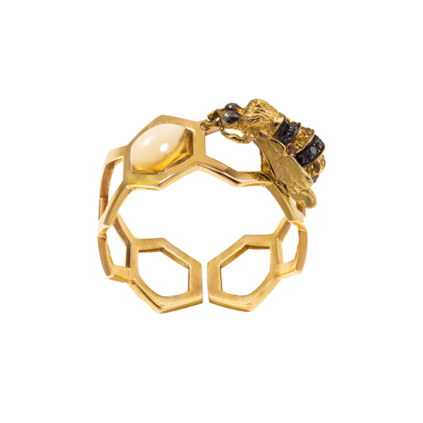 "BEE-HIVE" RING