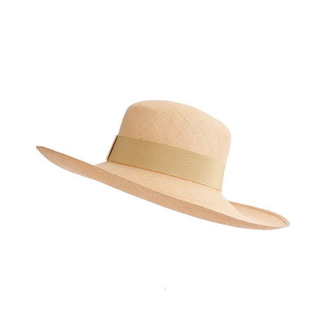 "Capeline Brisa" Beige Panama Hat
