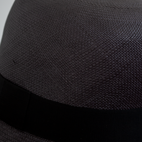 "Capeline Brisa" Black Panama Hat