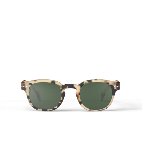 "C" Light Tortoise Polarized Sunglasses