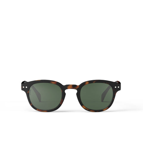 "C" Tortoise Polarized Sunglasses