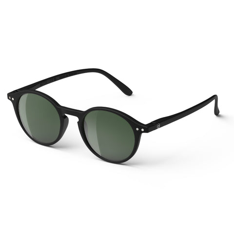 "D" Black Polarized Sunglasses