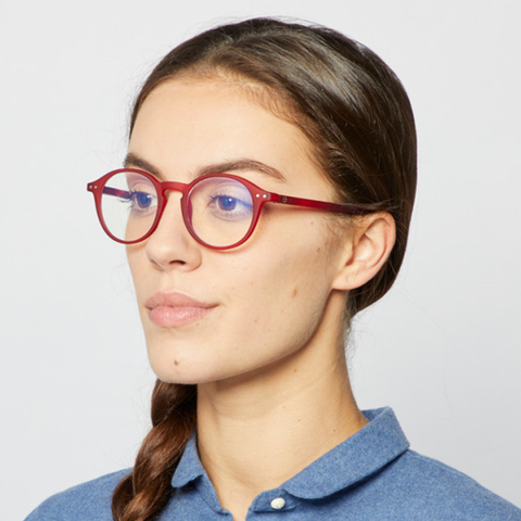"D" Red SCREEN Reading Glasses