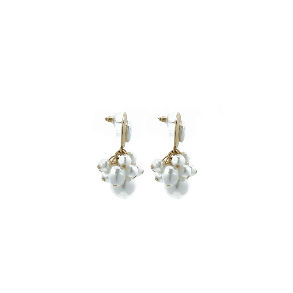"Gold Pearl Drop" Earrings