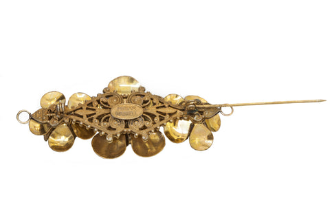 "Gold Pearl" Flower Brooch - ARCHIVES