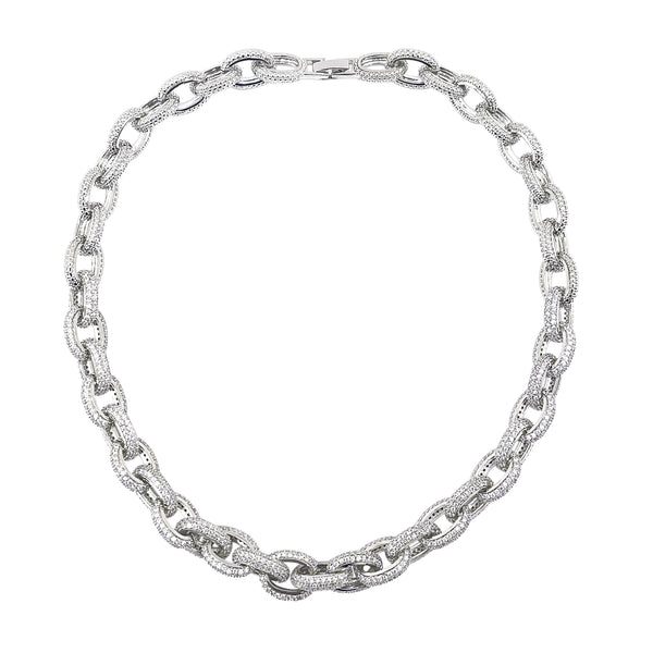 Bold Gradient Link Chain Necklace