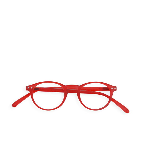 "A" Red Crystal Reading Glasses