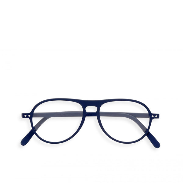 "K" Navy Blue Reading Glasses