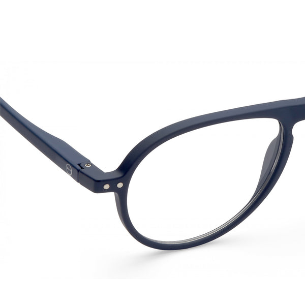 "K" Navy Blue Reading Glasses