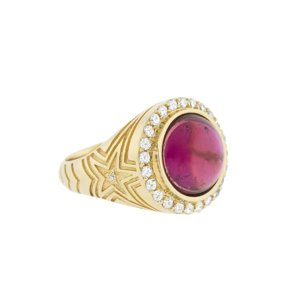 "Gypsy" Pink Tourmaline Ring