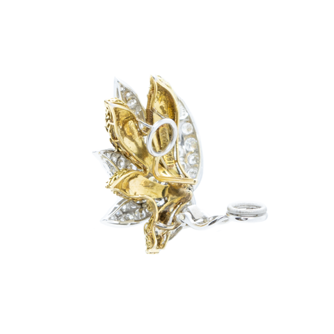 "Lotus Flower" 18K Gold Earrings