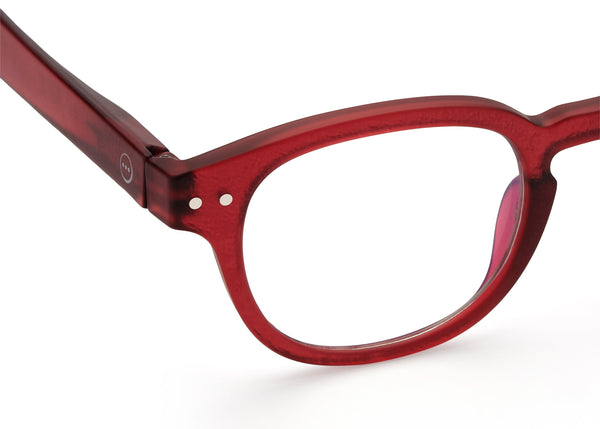 "C" Rosy Red SCREEN Glasses