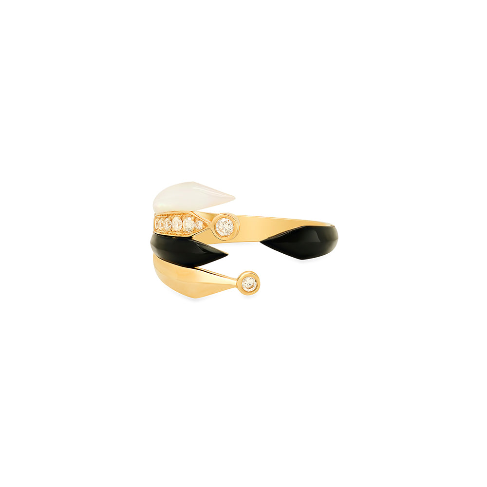 "Small Wrap Penacho 18K Yellow Gold" Ring