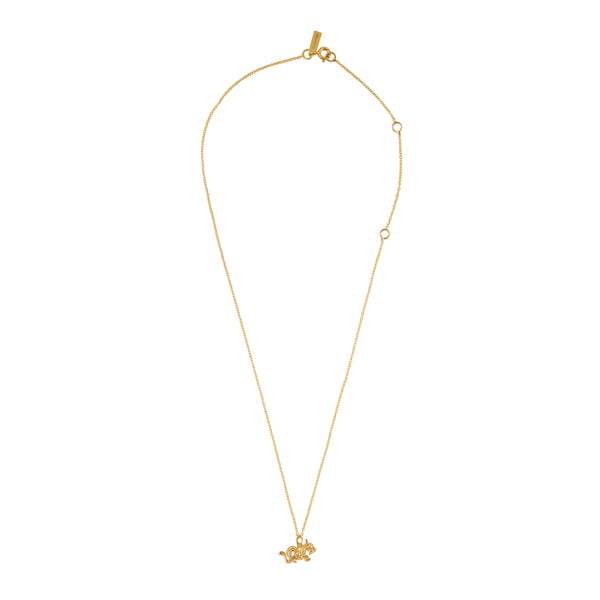 "TINY DRAGON" 18K SIAM YELLOW GOLD NECKLACE