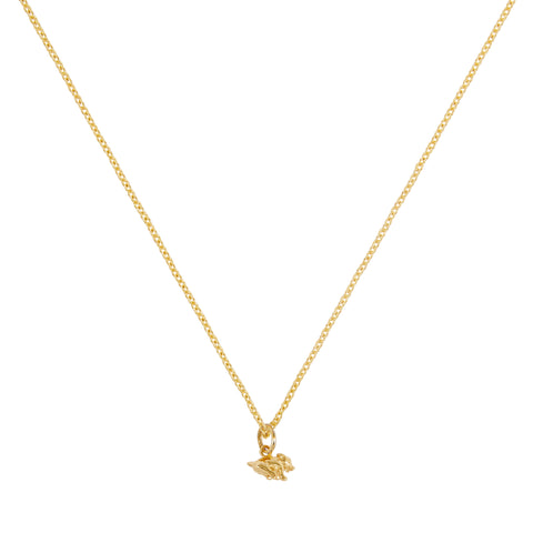 "TINY PIG" 18K SIAM YELLOW GOLD NECKLACE