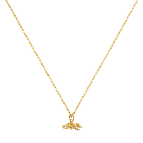"TINY RAT" 18K SIAM YELLOW GOLD NECKLACE
