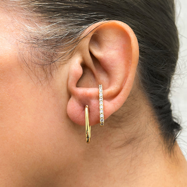 Two Layer Asymmetric Earrings
