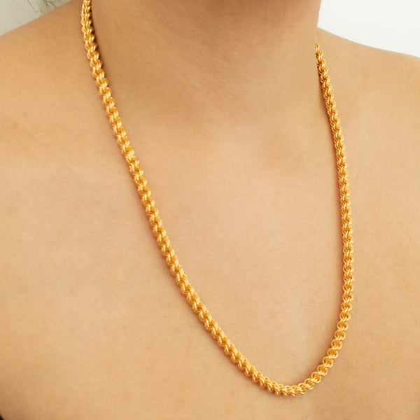 "22K Yellow Gold Rope Chain" Necklace