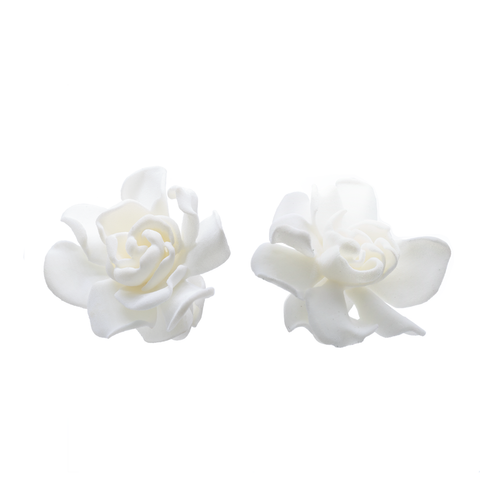 "Gardenia" Clip-On Earrings