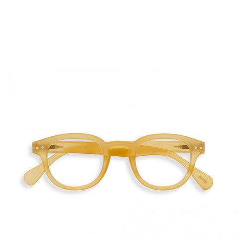 "C" Yellow Honey Reading Glasses