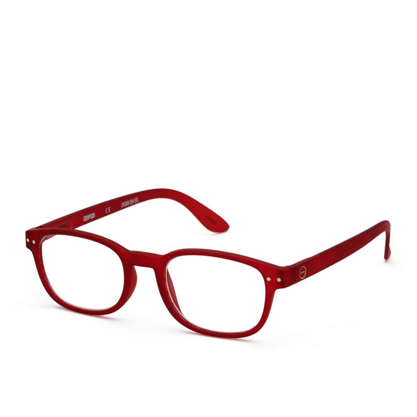 "B" Red Reading Glasses