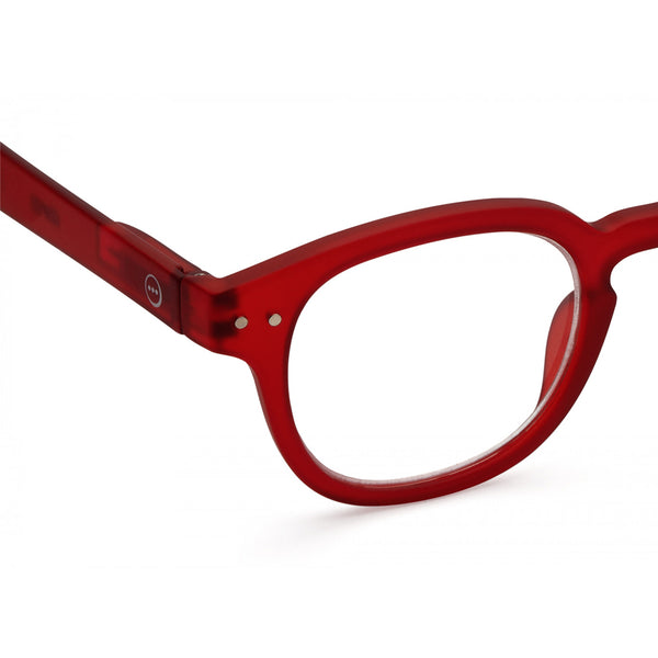 "C" Red Reading Glasses