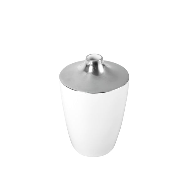 MEISSEN Cosmopolitan Small Platinum & Porcelain Vase