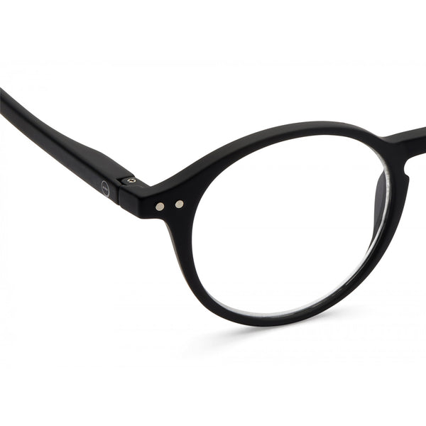 "D" Black Reading Glasses