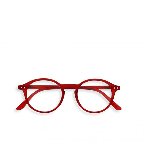 "D" Red Crystal Reading Glasses