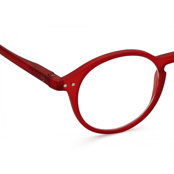 "D" Red Reading Glasses