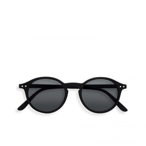"D" Black Grey Lenses Sunglasses